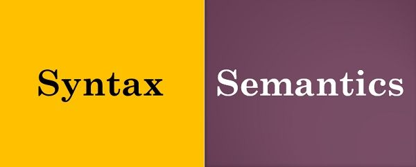 Syntax & Semantics