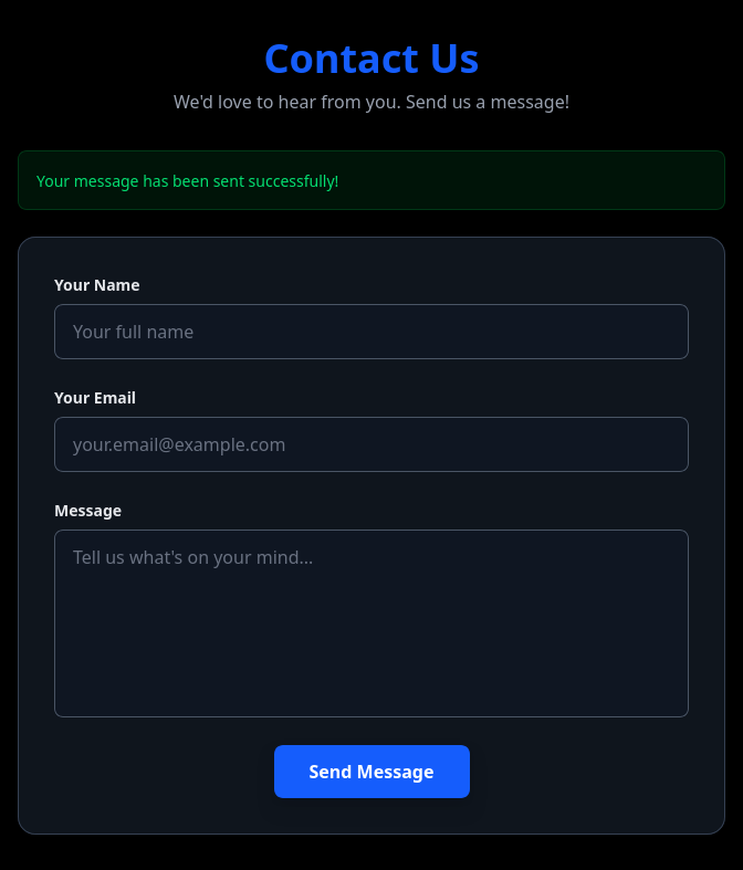 Contact Us page